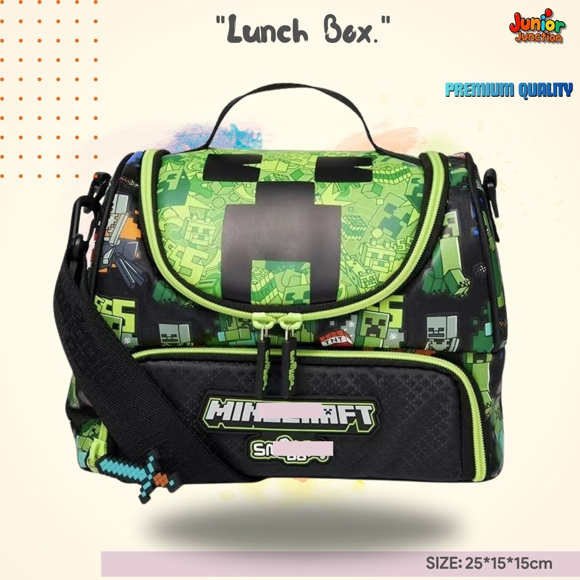 Pixel Quest Double-Decker Lunch Bag