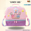 Royal Crown Sparkle Double-Decker Lunch Bag