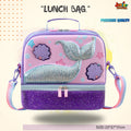 Shimmering Mermaid Tail Double-Decker Lunch Bag