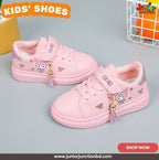 👟 Kids Sweet Charms Casual Sneakers – Blossom Pink & Glitter