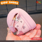 👟 Kids Sweet Charms Casual Sneakers – Blossom Pink & Glitter