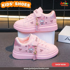 👟 Kids Sweet Charms Casual Sneakers – Blossom Pink & Glitter