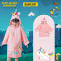 Magical Unicorn Pink Kids Raincoat