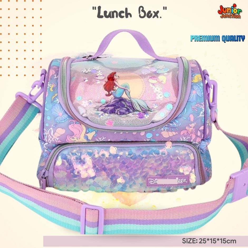 $miggle "Under the Sea" Ariel Edition Double-Decker Lunch Bag 🧜‍♀️✨