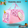 Magical Winged Unicorn Kids Travel Duffle Bag