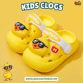 Kids Cool Duck Clogs – Bright Yellow & White