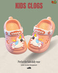 🦄 Kids Magical Unicorn Clogs – Peachy Sunset & Coral