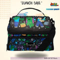 Pixel Craft Double-Deck Lunch Bag 🟩⛏️ Insulated lining and dual storage compartments.