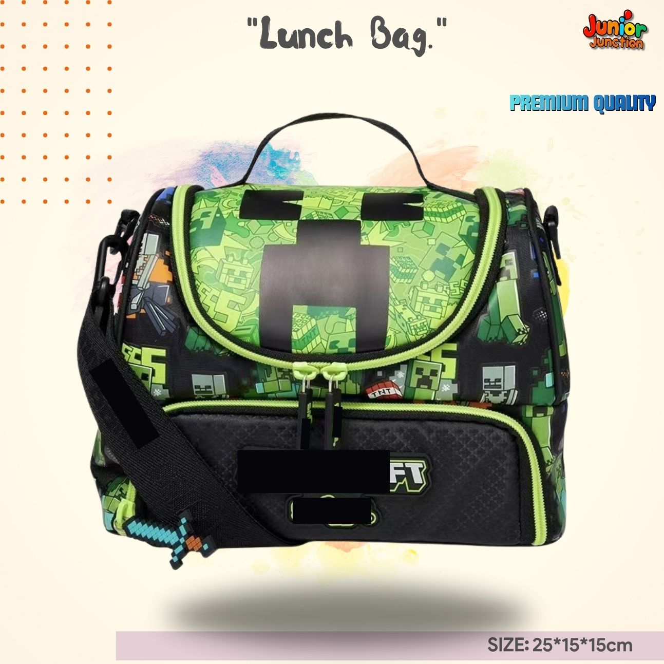 Pixel Quest Double-Decker Lunch Bag
