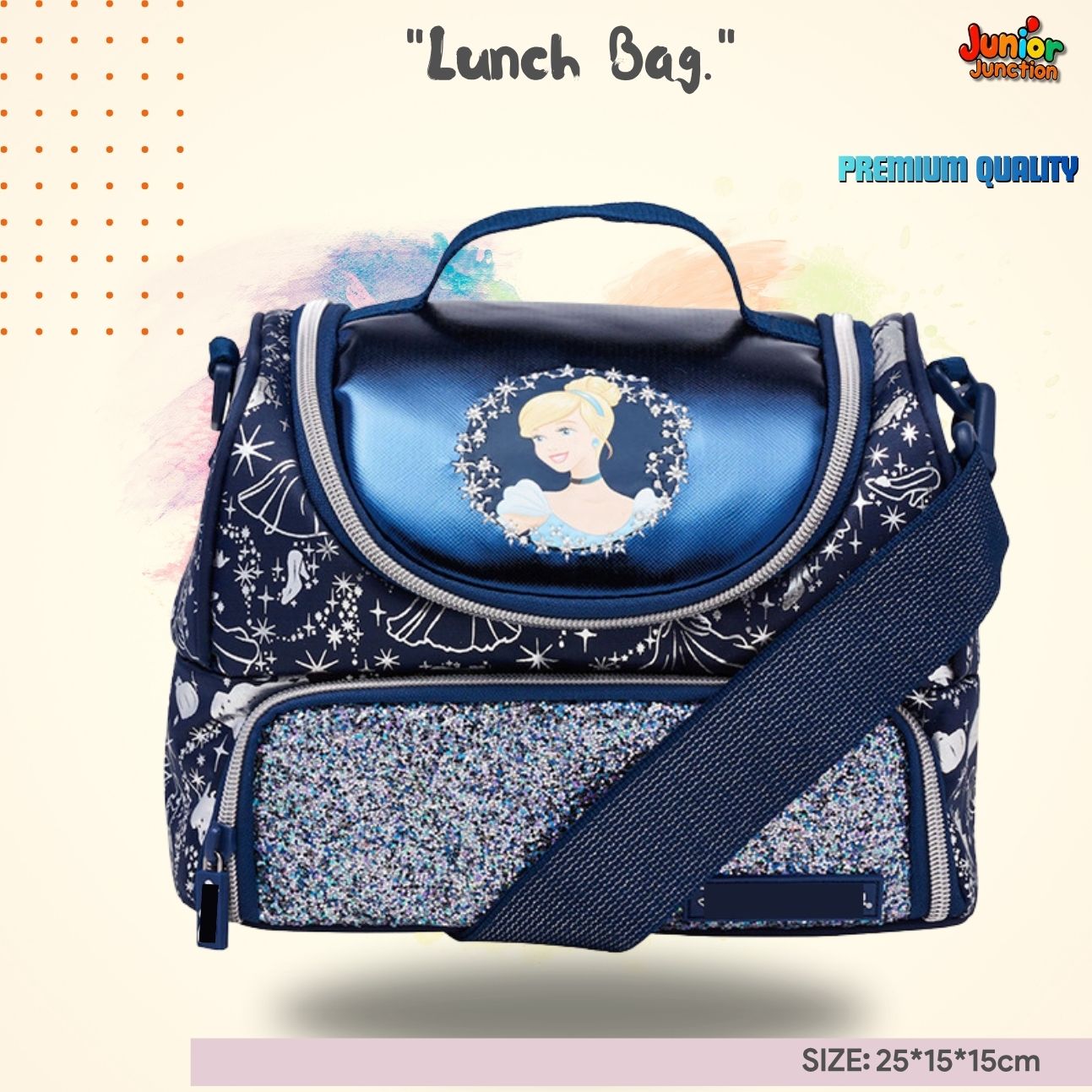 Royal Ball Magic Double-Decker Lunch Bag 👑✨🕛