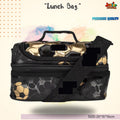 Goal Kick Double-Decker Lunch Bag (Metallic Gold & Pitch Black)