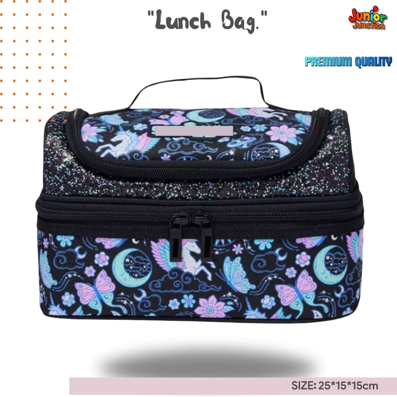 "Celestial Unicorn" Double-Decker Lunch Bag 🦄🌙✨