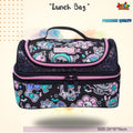 Glitter Sparkle & Friends Double-Decker Lunch Bag (Midnight Onyx & Pastel Pop)