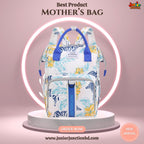 Wild Safari Multi-Function Mother's Bag – Zebra & Floral Print (42cm)