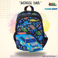 Nitro Street Racer 3D Kids Backpack (Stealth Black & Electric Blue) 🏎️🔥⚡