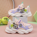 👟 Kids Playtime Pro Athletic Sneakers – Pastel Pink & Soft Lavender