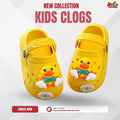 🐥 Kids Sunny Duckling Clogs – Bright Bumblebee Yellow