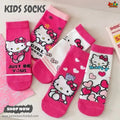 🎀 Sweet Kitty Charm 5-Pair Premium Sock Set