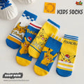 ⚡ Electric Yellow Adventure 5-Pair Premium Sock Set