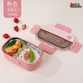 🍱 Healthy Life Eco-Steel Kids Bento Box (700 ML) – Candy Pink