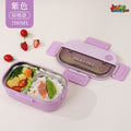 🍱 Healthy Life Eco-Steel Kids Bento Box (700 ML) – Pastel Orchid Purple