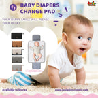 Portable Quilted Baby Diaper Changing Pad – Slate Grey