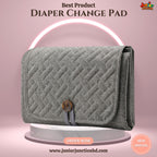 Portable Quilted Baby Diaper Changing Pad – Slate Grey