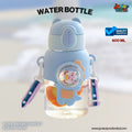 🚀🌌 "Dino Space Cadet" Premium Kids Dual-Tone Strap Water Bottle (Cosmic Blue Edition) 🥤