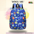 🐬 Ocean & Sea Life Theme Premium Toddler School Bag (Royal Blue)