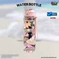 🌸 Rainbow & Stars Clear Pink Kids Water Bottle